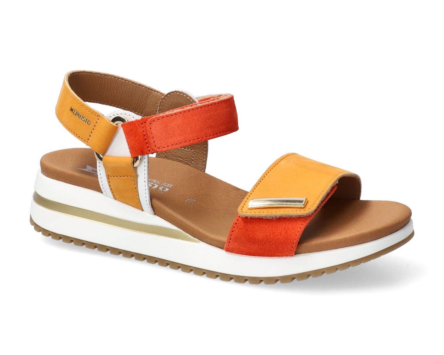 sandales femme modèle Jeanie Orange - Mephisto